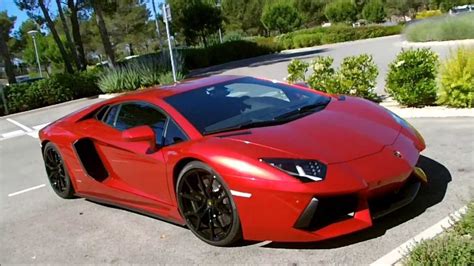 Red Lamborghini LP700 Aventador Review! (HD) - YouTube