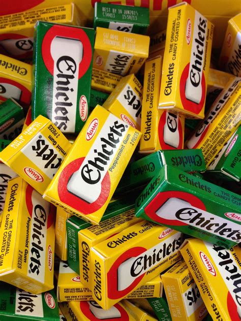 The 2-pack Chiclets you used to get on Halloween : nostalgia