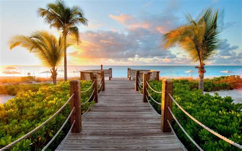 Caribbean Wood Beach HD desktop wallpaper : Widescreen : High ...