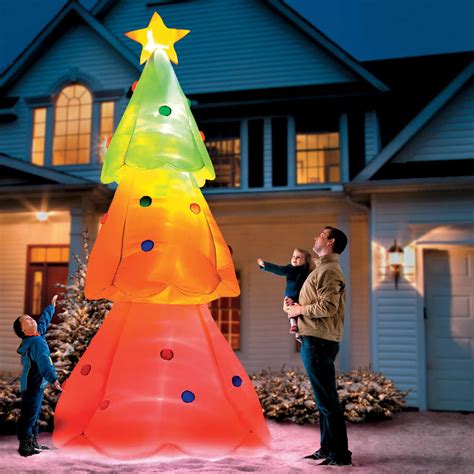 Giant Inflatable Color-Changing Christmas Tree