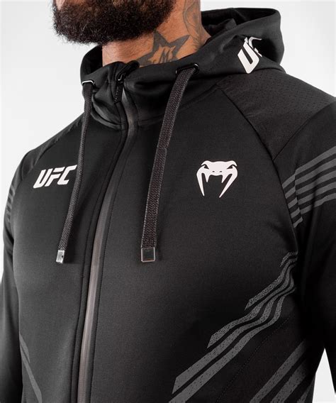 UFC Venum Authentic Fight Night Men's Walkout Hoodie - Black