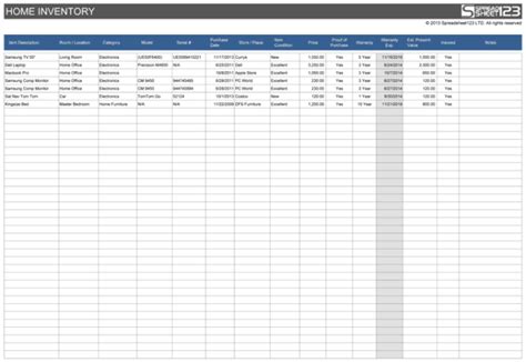 18+ Inventory Spreadsheet Templates - Excel Templates