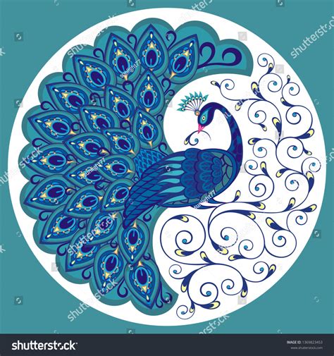 511 Realistic Drawing Indian Peacock Images, Stock Photos, 3D objects, & Vectors | Shutterstock