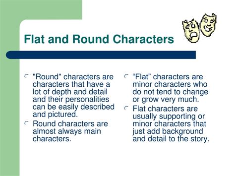 What is the difference between a flat and round character - zoqabw