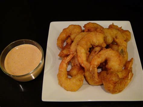 Spicy Beer Battered Fried Shrimp & Sweet Red Remoulade Sauce – She's Got Flavor