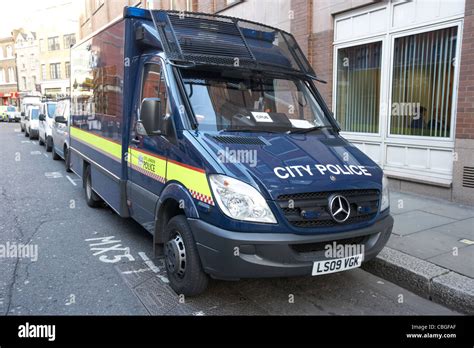 city of london police transport vehicle london england uk united kingdom Stock Photo - Alamy