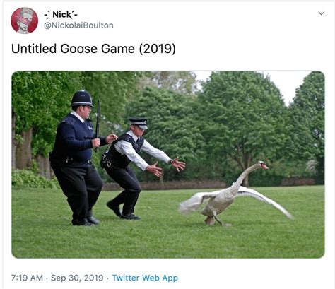 'Untitled Goose Game' Memes Are Sweeping The Internet