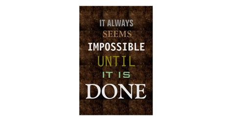 Motivational Possibility Quote Brown Color Poster | Zazzle | Possibility quotes, Quotes, Motivation