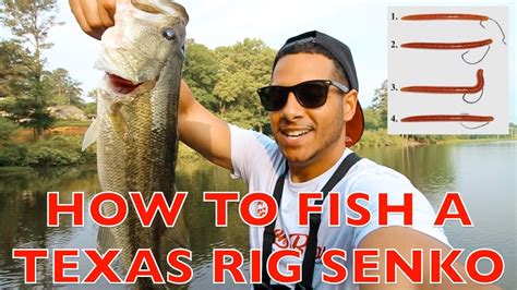 How to Fish a Texas Rig Senko - YouTube