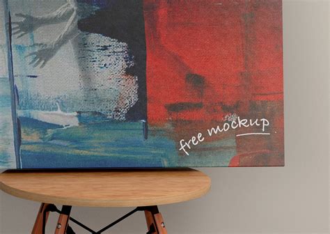 Free Wall Art Canvas Mockup :: Behance