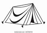 Dome Tent Canopy Coloring Picture Stock Illustration 2152495381  sketch template