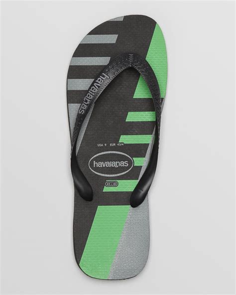 Havaianas Havaianas Trend Flip Flops in Black for Men | Lyst