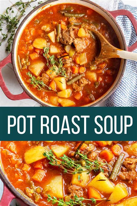 Pot Roast Soup Recipe | The Bewitchin' Kitchen