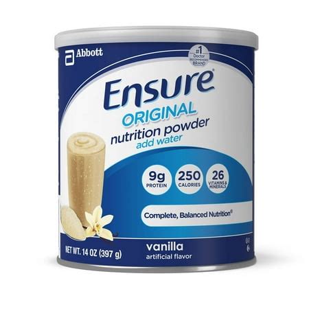 Ensure Original Nutrition Powder, Vanilla, 14 oz - Walmart.com