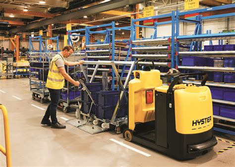 New Hyster Tugger Train supports manufacturing applications - Logistics Inside :Logistics Inside