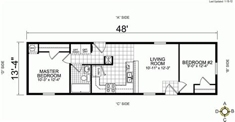 3 Bedroom Single Wide Mobile Home Floor Plans Beautiful Champion Redman Manufactured Mobile ...