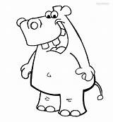 Printable Hippo Coloring Pages For Kids sketch template
