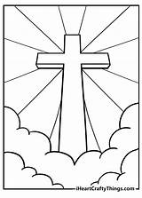 Free Cross Printables sketch template