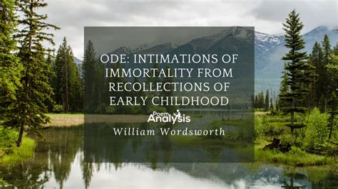 Ode: Intimations of Immortality from Recollections... - Poem Analysis