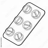 Pill Coloring Page Pages sketch template