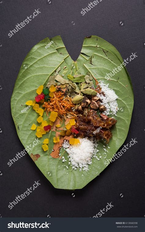 Indian Traditional Sweet Masala Paan Which Stock Photo 613068398 ...