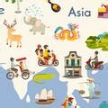 Life n Colors Sample: Kids World Map with Monuments, Multi Colour Entertainment Wallpaper | 80 ...