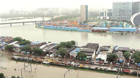 Frequent flooding of Mithi River: Locals, activists blame encroachments ...