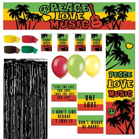 Reggae Party Supplies – Party Packs