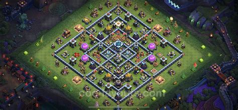 Best Anti 3 Stars Base TH13 with Link, Hybrid 2023 - Town Hall Level 13 ...