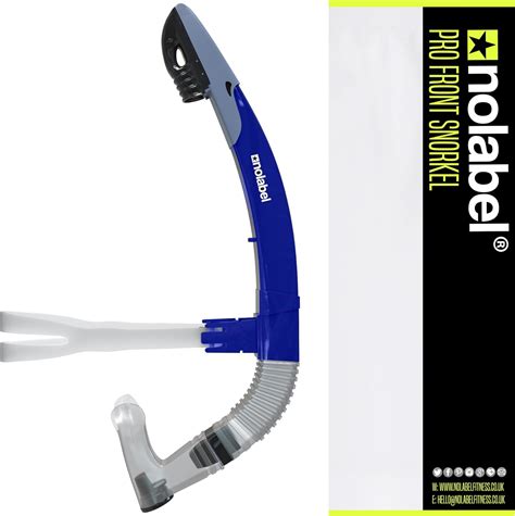 Blue Front Snorkel - Swimmers Snorkel - Centre Snorkel - Training Snorkel - Swim Snorkel - Focus ...