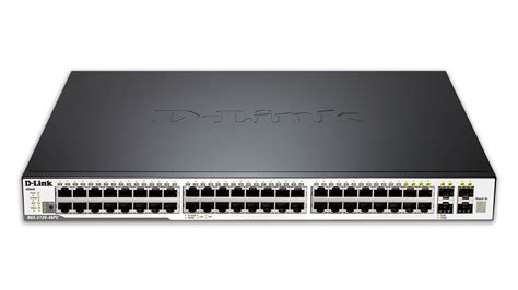 48-Port Managed Gigabit Stackable L2+ PoE Switch including 4 Combo SFP ports | D-Link