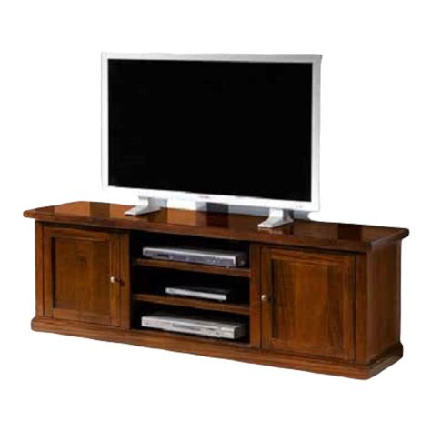 MOBILI 2G - Porta tv arte povera televisore in legno tinta noce 160...