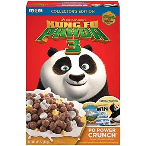 MOM Brands, Dreamworks Kung Fu Panda 3 Cereal, 14.5oz Box (Pack of 4 ...