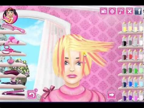 Barbie Real Haircuts-Barbie Style Game - YouTube