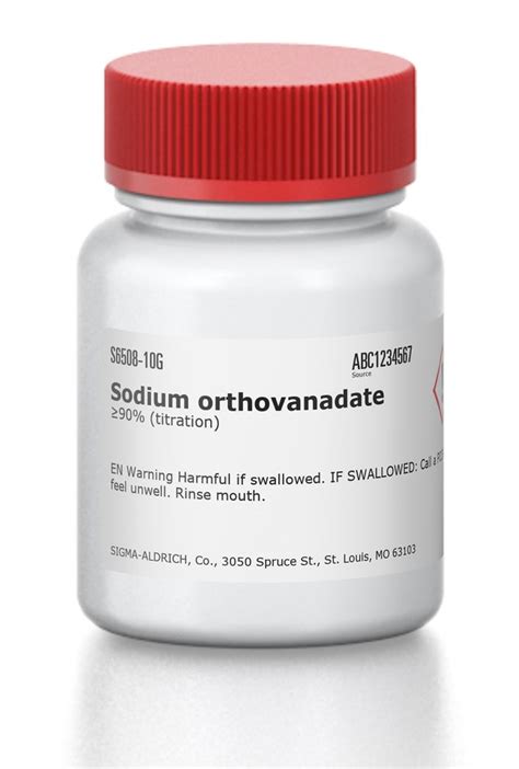 Sodium orthovanadate, >=90% (t | S6508-50G | SIGMA-ALDRICH | SLS