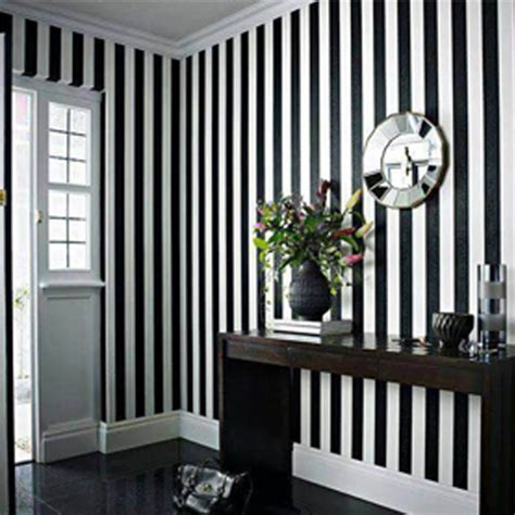 Black White Striped Wallpaper - Life Styles