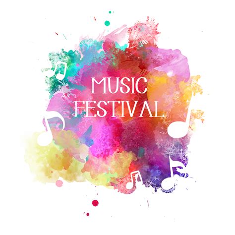 Dizzy PNG Transparent, Colorful Water Dizziness Music Festival, Colorful, Watercolor, Pigment ...