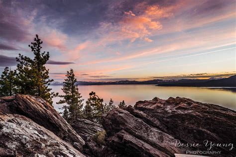 Lake Tahoe Sunset Photograph — Bessie Young Photography