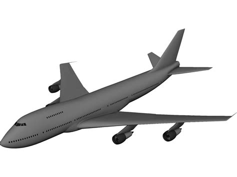 Boeing 747 3D Model - 3DCADBrowser