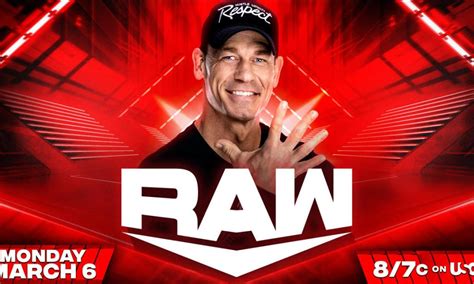 John Cena announced for WWE Raw on March 6 in Boston