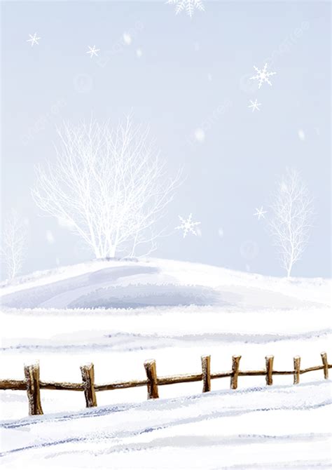 Painted December Snow Background Design Wallpaper Image For Free ...