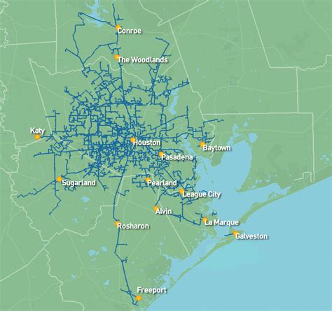 Texas Fiber Optic Map - Printable Maps