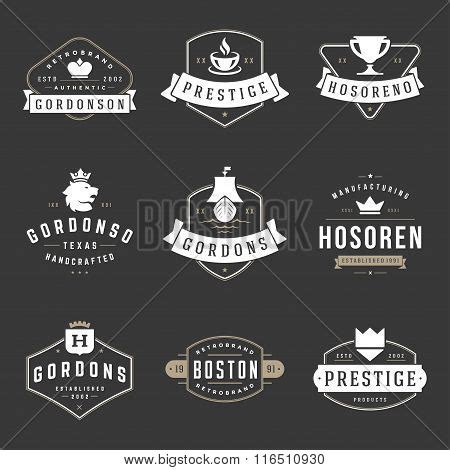 Vintage Logos Design Vector & Photo (Free Trial) | Bigstock