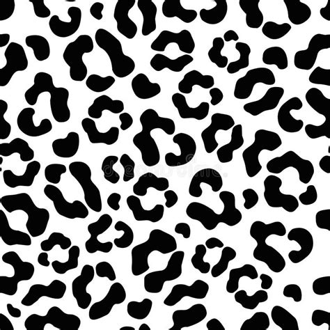 Black And White Leopard Spots