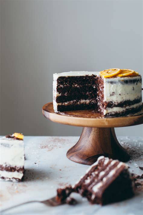 Chocolate Macaroon Cake with Orange Buttercream (Passover Birthday Cake} - Kosher In The Kitch!