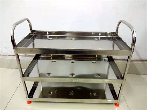 Rectangular STAINLESS STEELROUND PIPE RACK, Shelves: 1, Size/Dimensions: Standard at Rs 225/kg ...