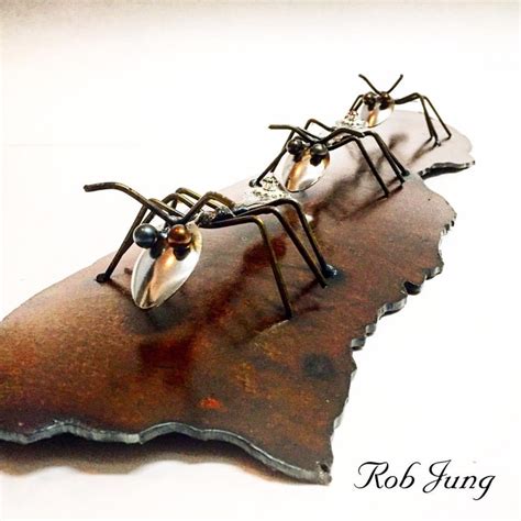 Ant sculptures - Rob Jung's Metal Art