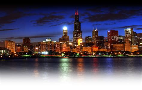 Chicago Skyline Background - WallpaperSafari