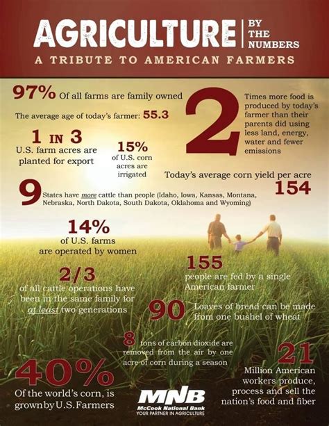 Great facts about US agriculture! | Agronomia, Agricultura, Pensamientos