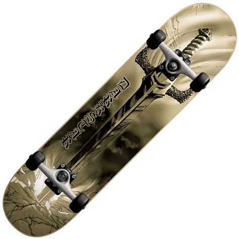 Darkstar Darkstar Sword Gold Complete Skateboard - Darkstar from Native Skate Store UK